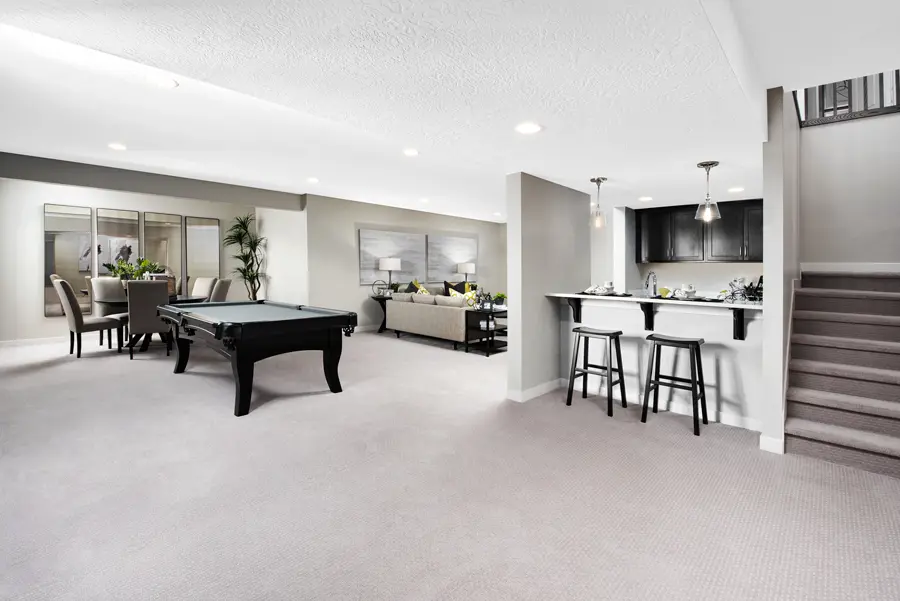 The basement of the Delaney floor plan in UT