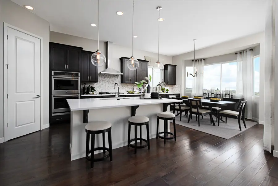 Kitchen of the Delaney floor plan in UT