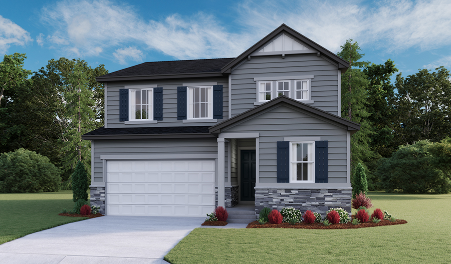 Exterior F of the Pearl floor plan