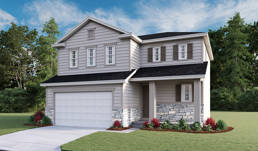 Exterior H of the Coral floor plan