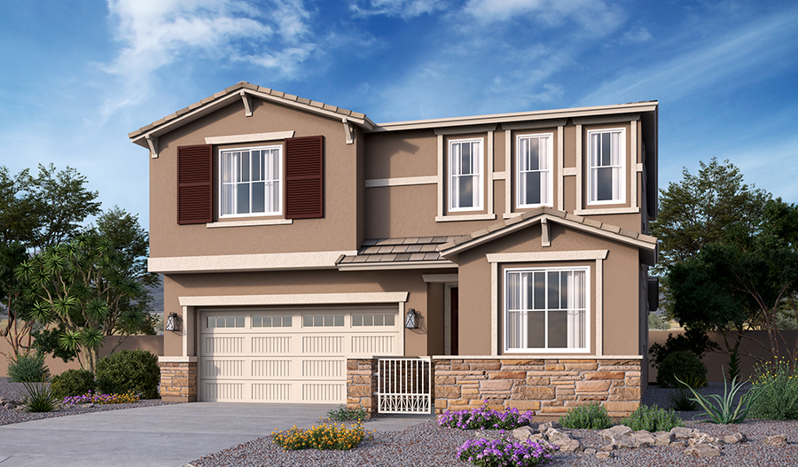 Moonstone floor plan at Seasons at Gateway Quarter Richmond American