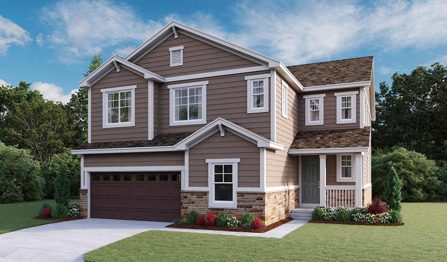 Yorktown floor plan at Cherry Hollow Richmond American Homes