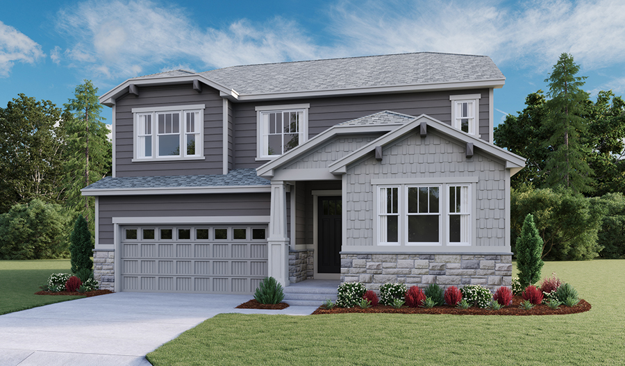 The Hopewell - Elevation B Exterior B of the Hopewell floor plan