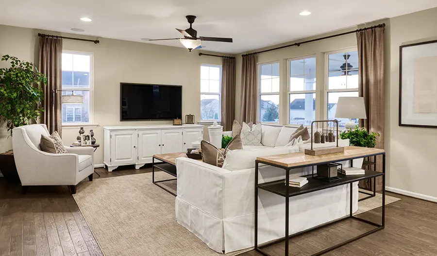 Family room of the Coronado in Brookfield