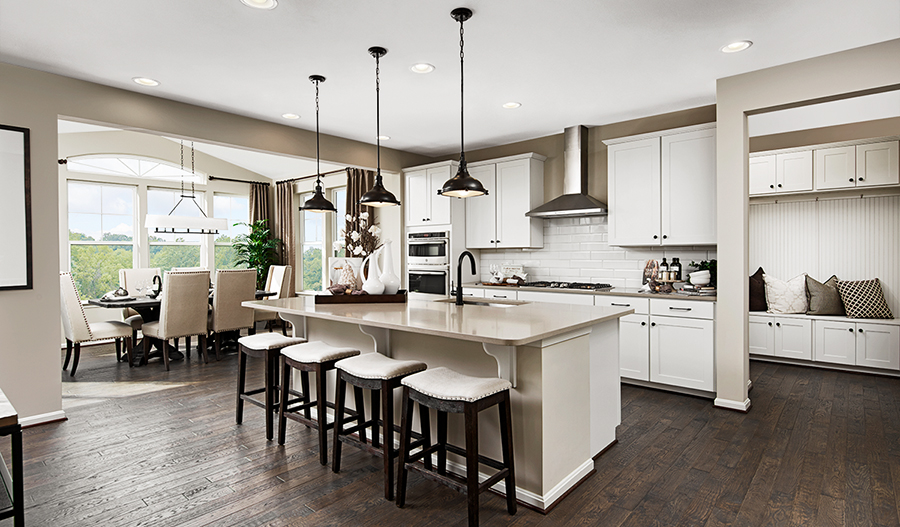 The Coronado Kitchen nook of the Coronado plan in Brookfield