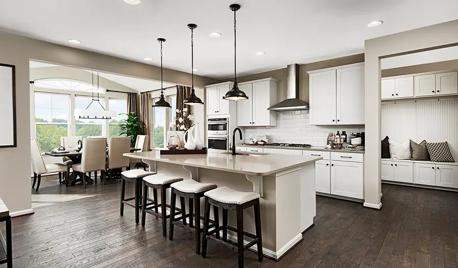 Kitchen nook of the Coronado plan in Brookfield