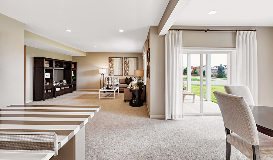 The Coronado Basement of the Coronado plan in Brookfield