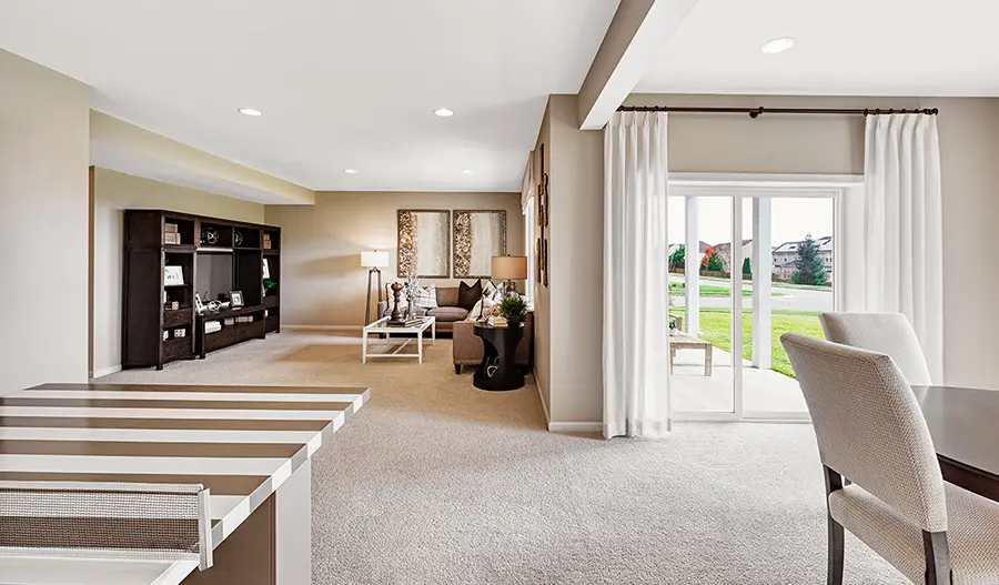 Basement of the Coronado plan in Brookfield