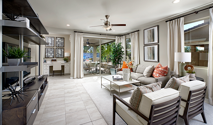 Family room of the Sunstone in PHX