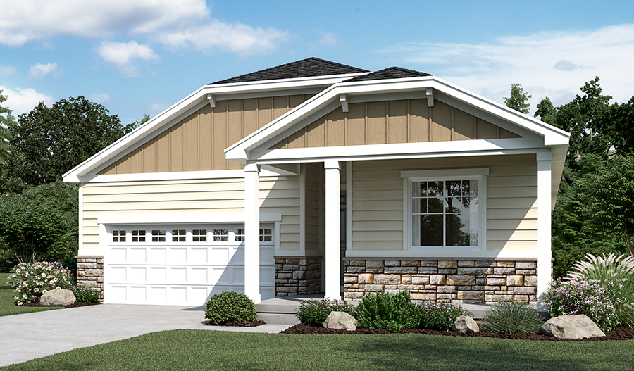 Exterior E of the Arlington floor plan