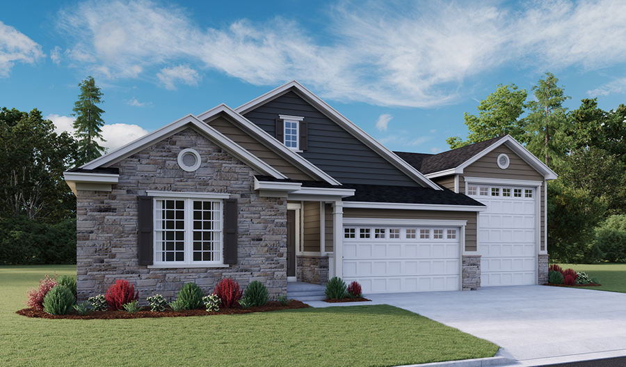 The Harris - Elevation B Exterior B of the Harris floor plan