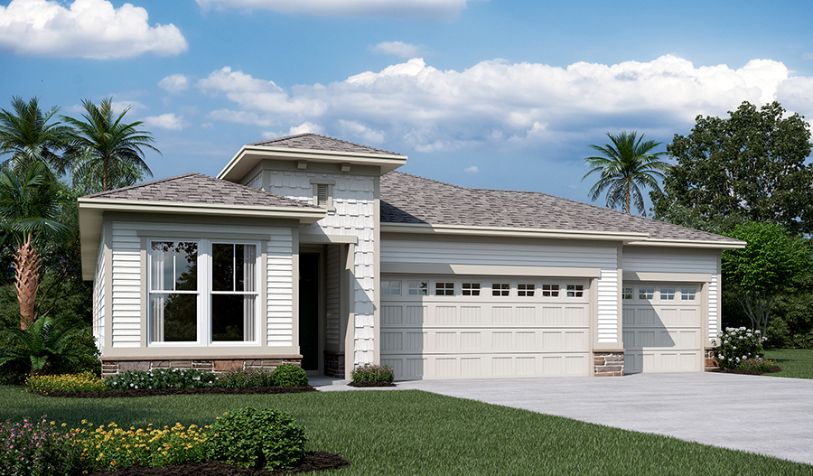 Exterior M of the Sapphire floor plan