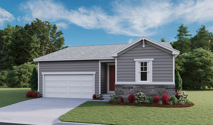 Amethyst floor plan at Pierson Park Richmond American Homes