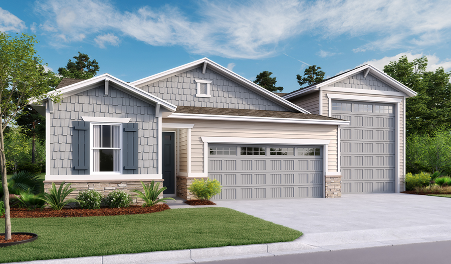 Exterior L of the Pewter floor plan