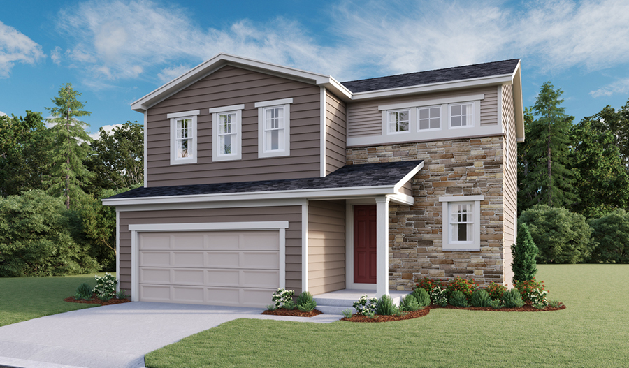 Exterior C of the Coral floor plan