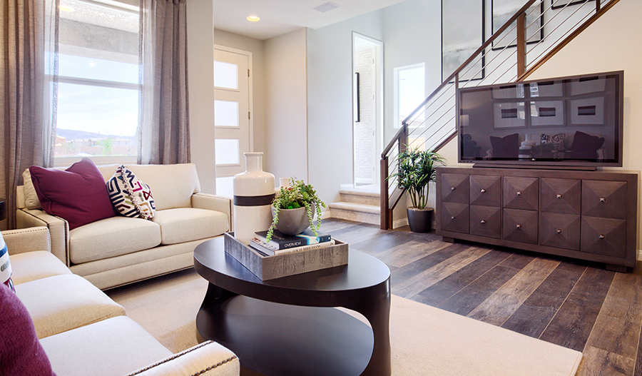 Family room of the Boston plan in Las Vegas