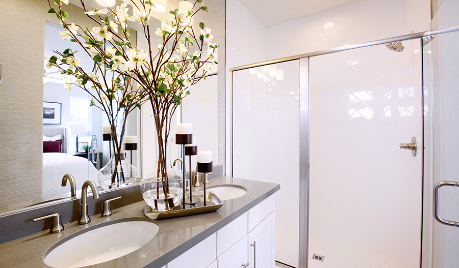 Owner's bathroom of the Boston plan in Las Vegas