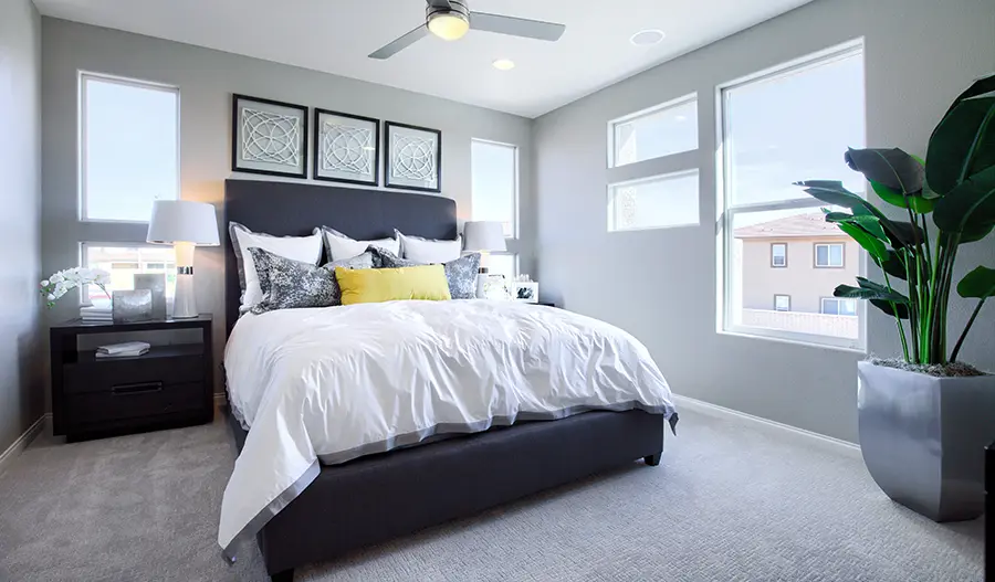 Owner's bedroom of the Chicago plan in Las Vegas
