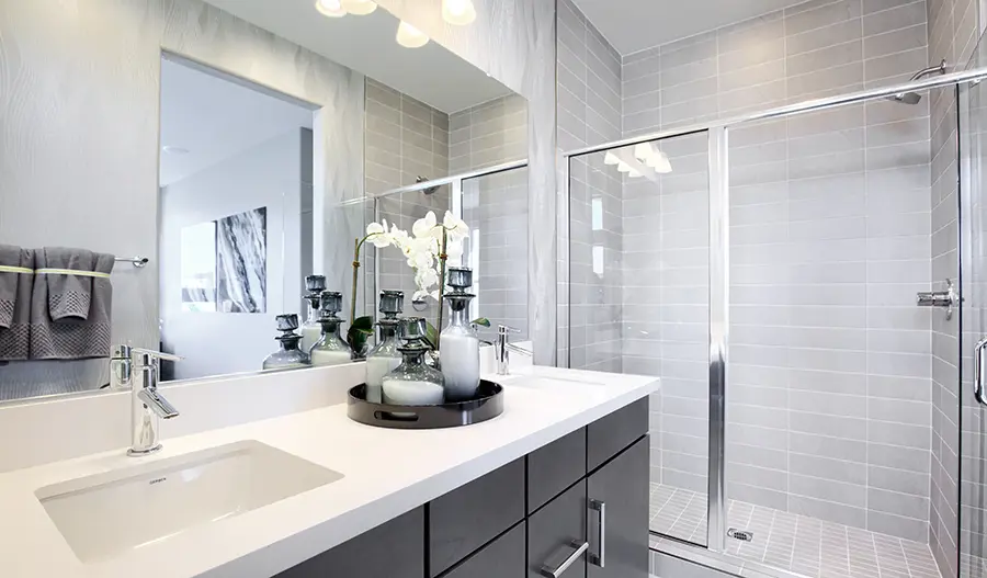 Owner's bathroom of the Chicago plan in Las Vegas