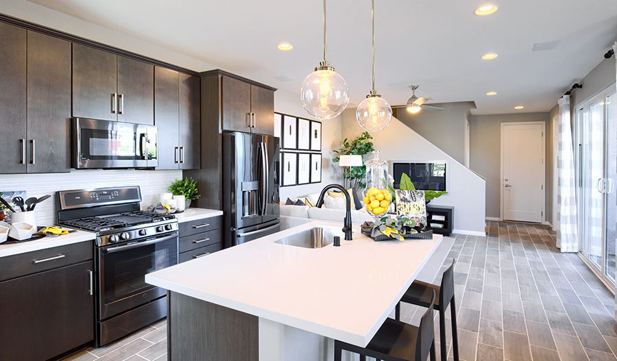Kitchen of the Chicago plan in Las Vegas