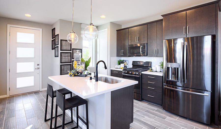 Kitchen of the Chicago plan in Las Vegas