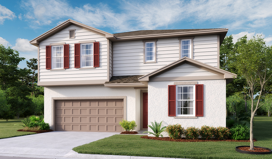 Exterior D of the Moonstone floor plan