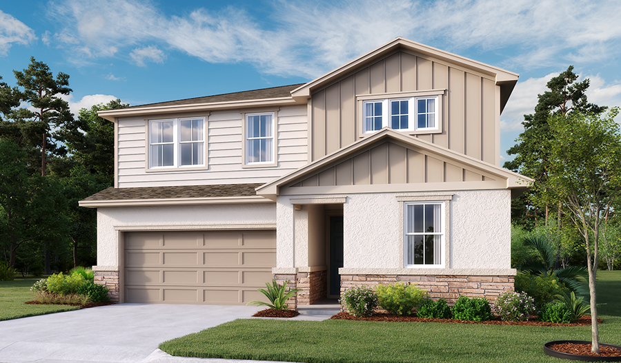 The Pearl - Elevation F Exterior F of the Pearl floor plan