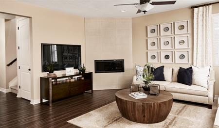 Family room of the Lapis plan in Colliers Hill 