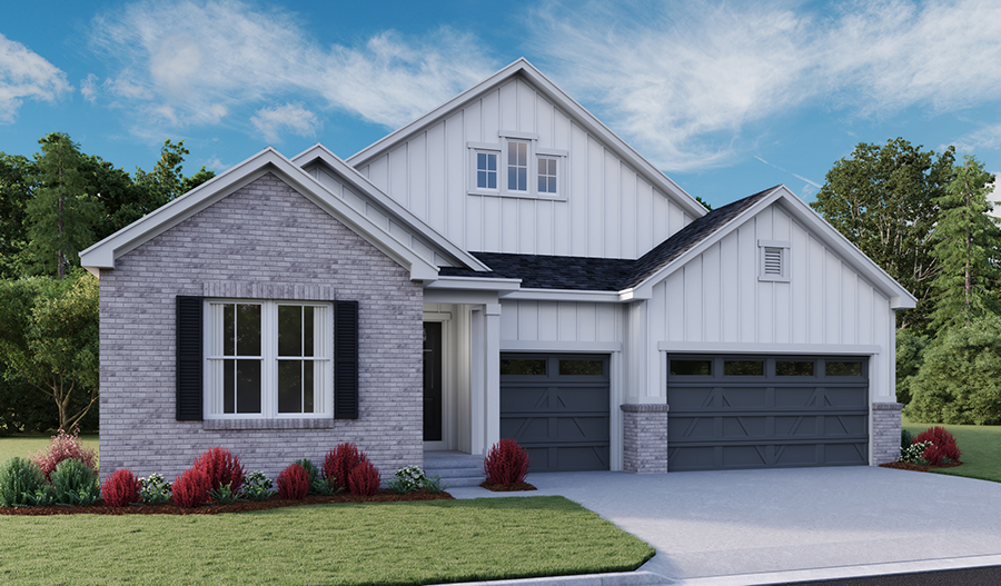 The Darius - Elevation B Exterior B of the Darius floor plan