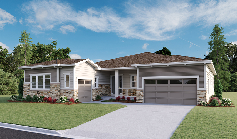The Hanford - Elevation J Exterior J of the Hanford floor plan