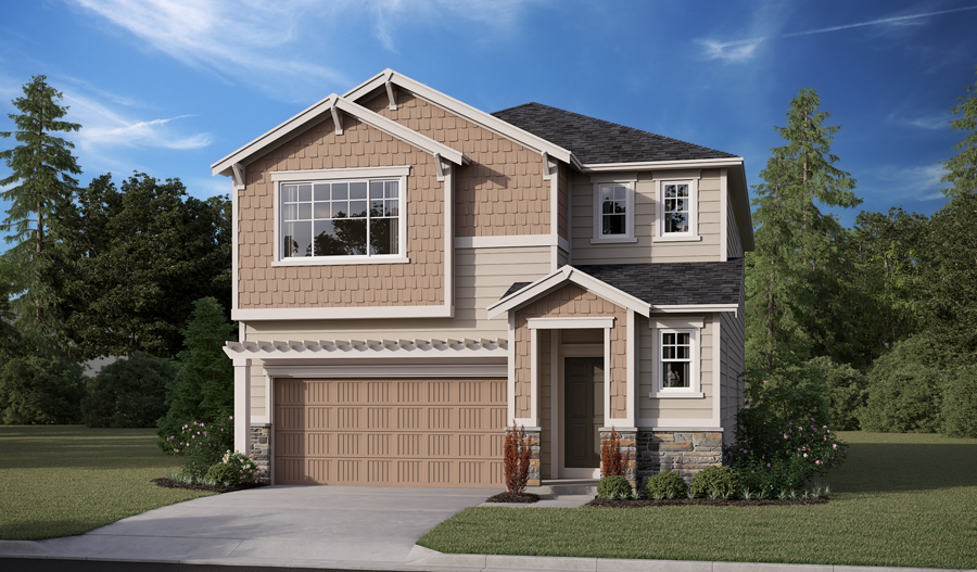 Lowell floor plan at Canyon Terrace Richmond American Homes