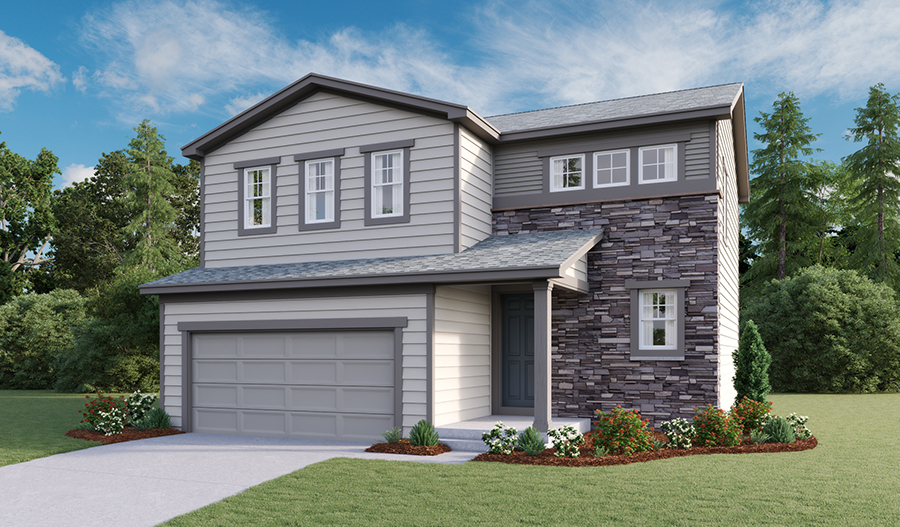 Exterior C of the Coral floor plan