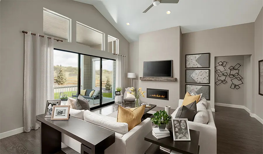 The Melody Family room of the Melody plan in Cobblestone