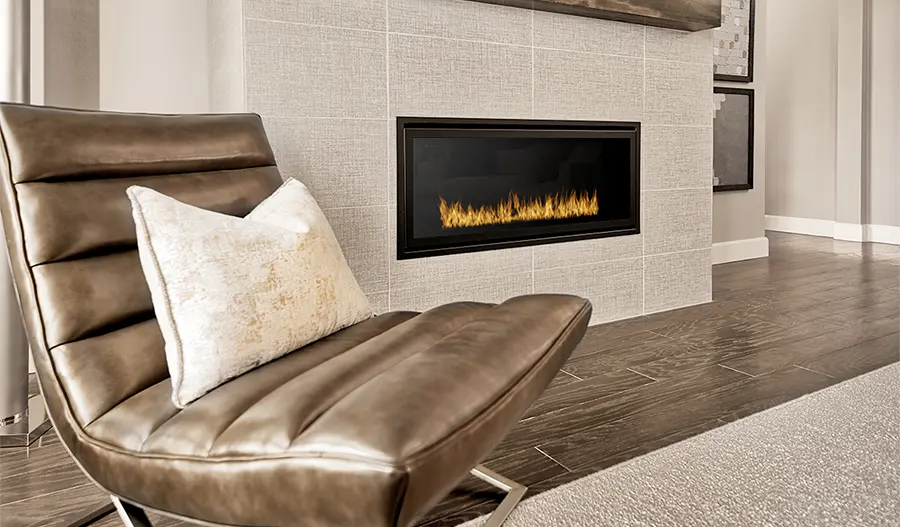 The Melody Fireplace of the Melody plan in Cobblestone
