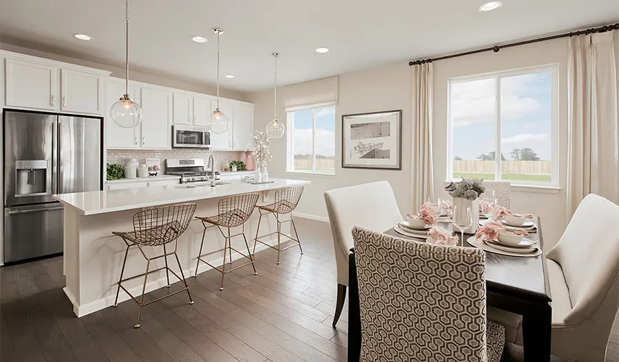 Kitchen of the Alexandrite floor plan in DEN