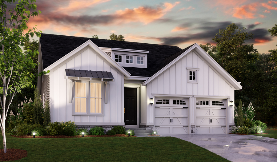 Exterior C of the Avery floor plan