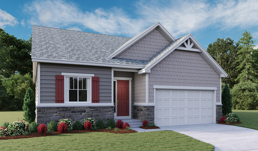 The Avril - Elevation A Exterior A of the Avril floor plan