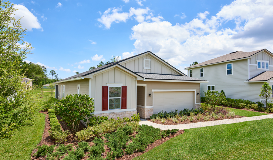 Exterior of the Ruby plan in Osprey Landing in JAX