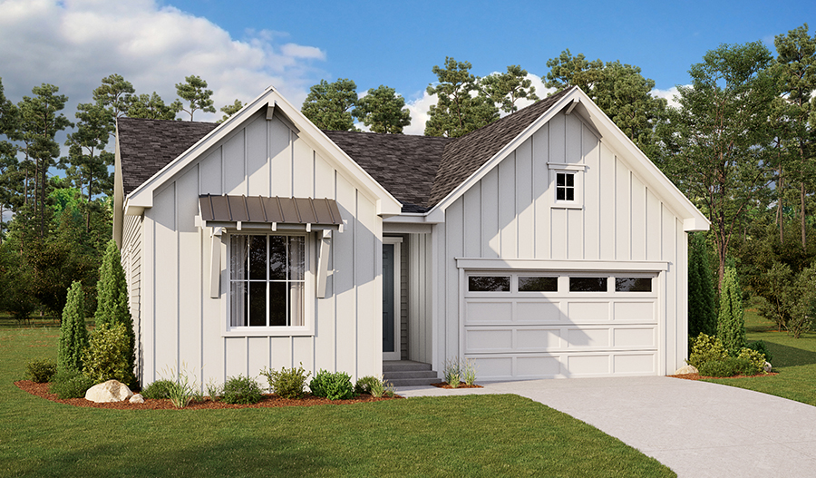 The Lavender - Elevation A Exterior A of the Lavender floor plan
