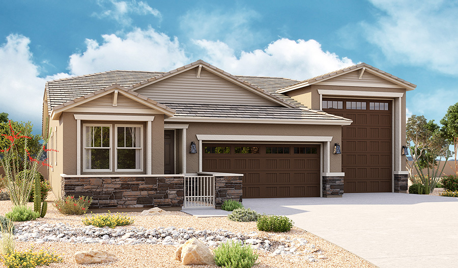 Pewter floor plan at The Preserve at Spur Cross Richmond American Homes