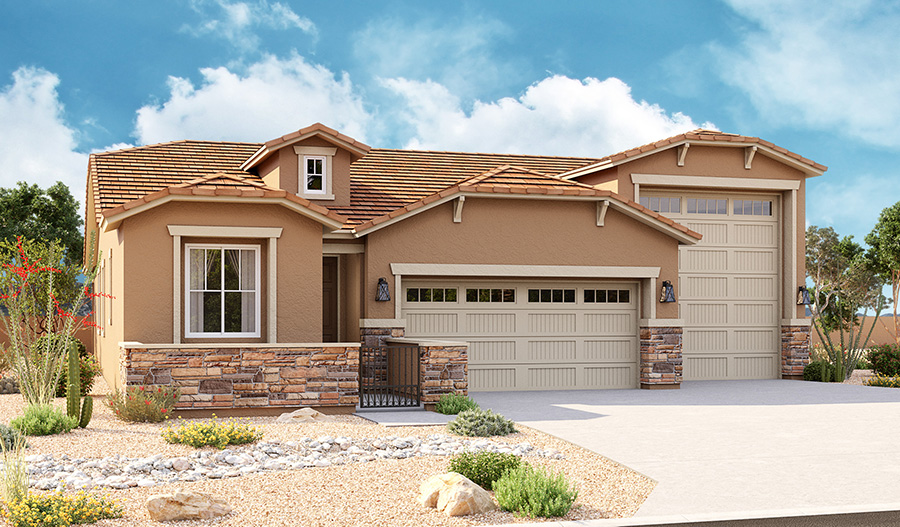 Bronze floor plan at The Preserve at Spur Cross Richmond American Homes