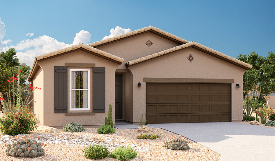 Exterior A of the Sunstone floor plan