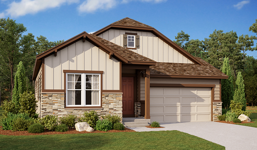 Exterior B of the Avalon floor plan