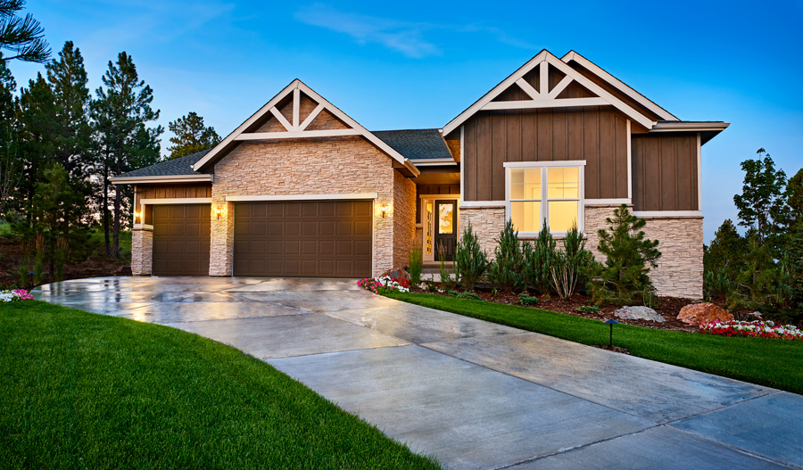 The Holbrook Exterior of the Holbrook plan in Parker