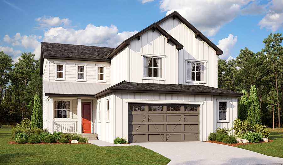 Exterior A of the Elkhorn floor plan