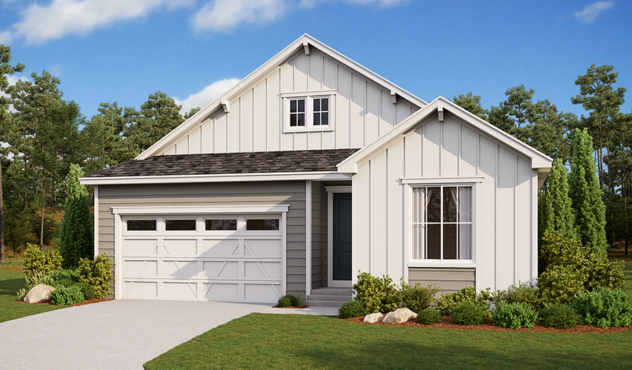 Exterior A of the Farmington floor plan