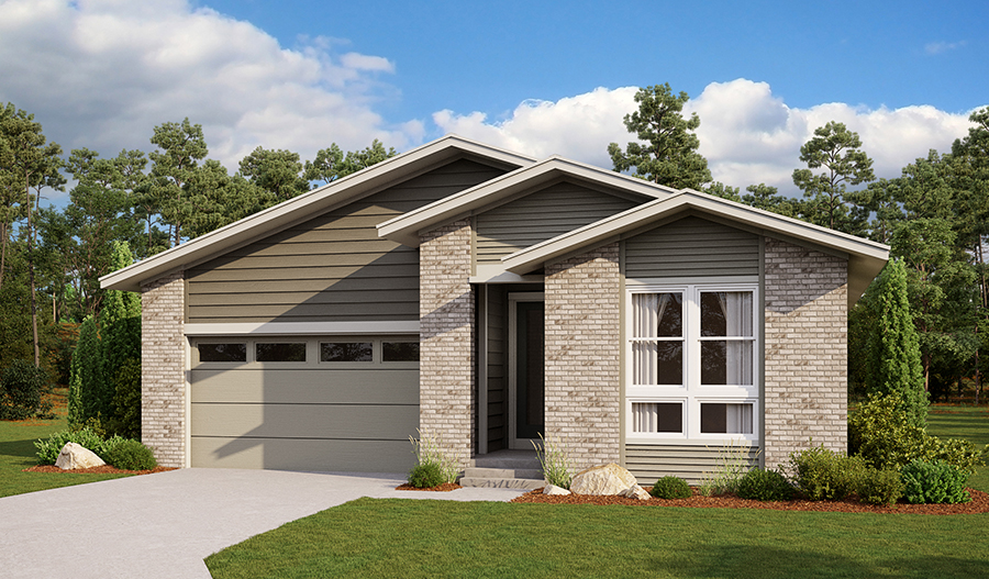 The Farmington - Elevation E Exterior E of the Farmington floor plan