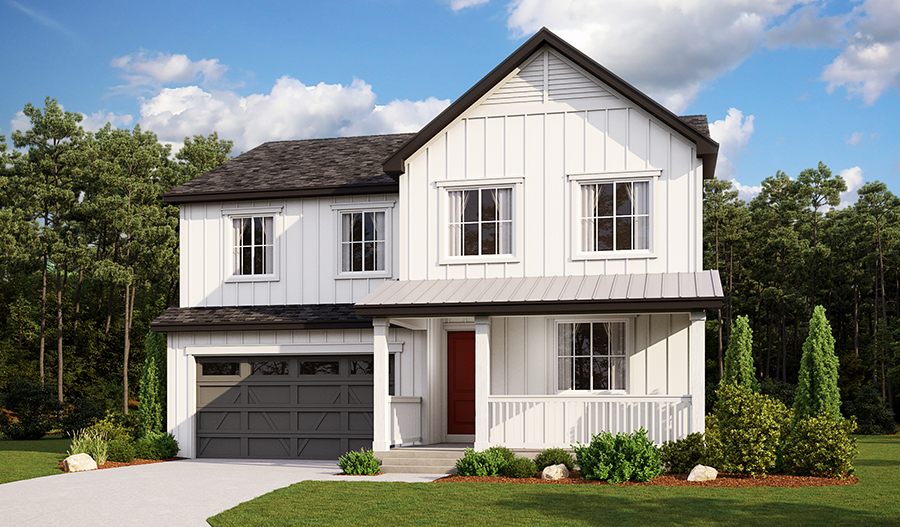 Exterior A of the Holston floor plan