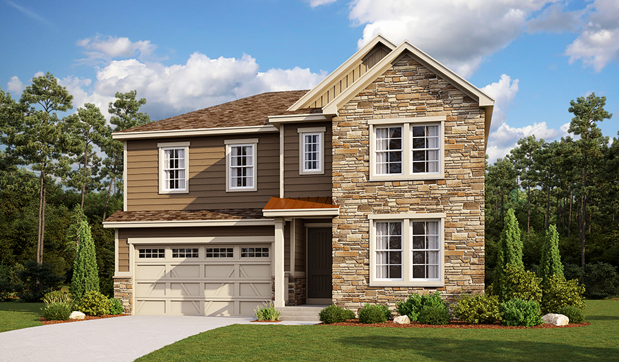 The Holston - Elevation D Exterior D of the Holston floor plan