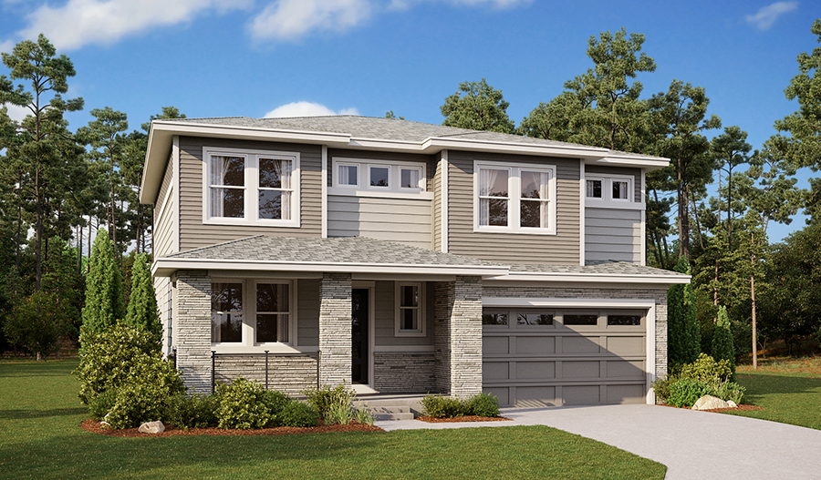 The Vernon - Elevation C Exterior C of the Vernon floor plan